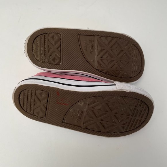 Pink Toddler Converse Chuck Taylor Low Top All Stars, Size 8 - Picture 7 of 8